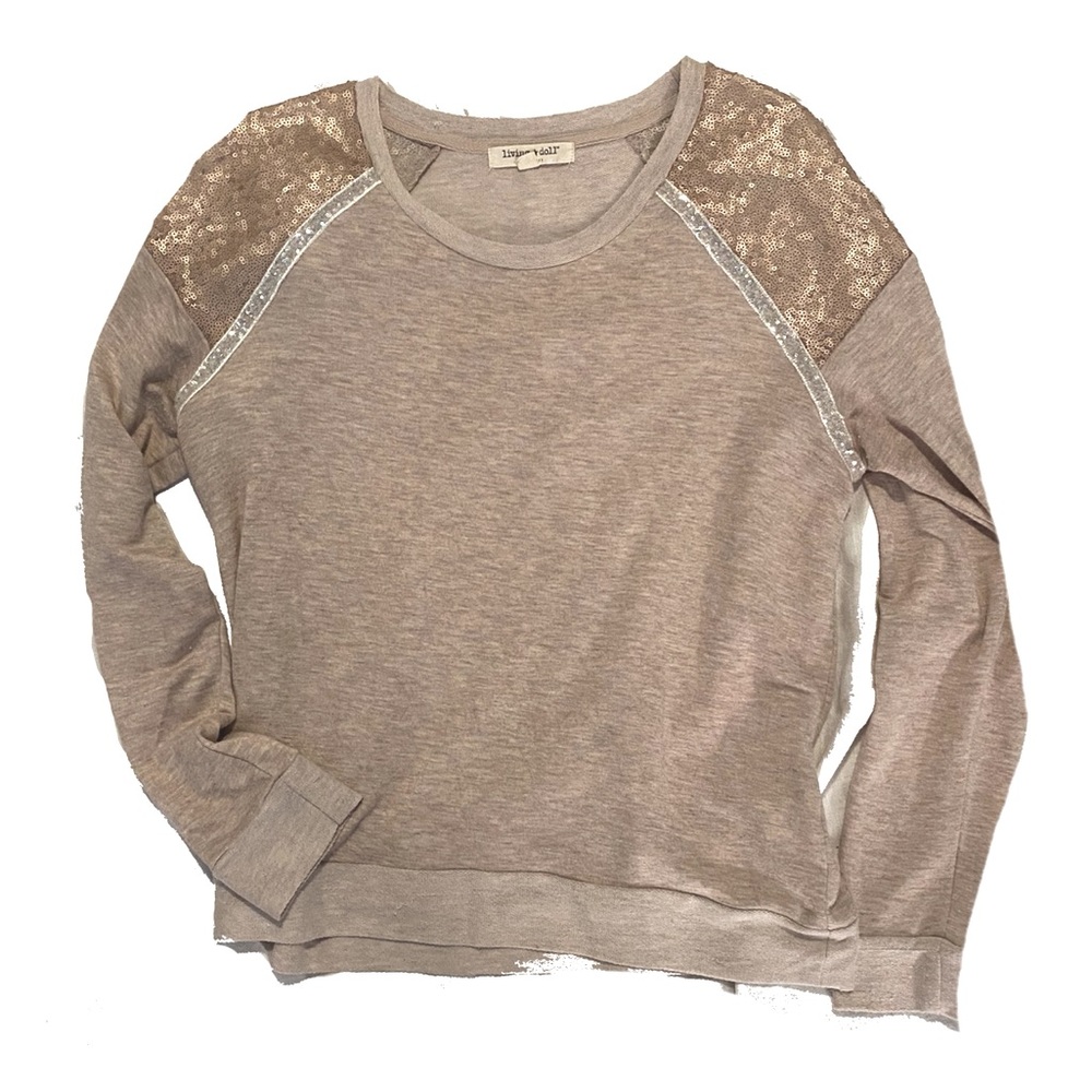 Lightweight Sequin Sweater